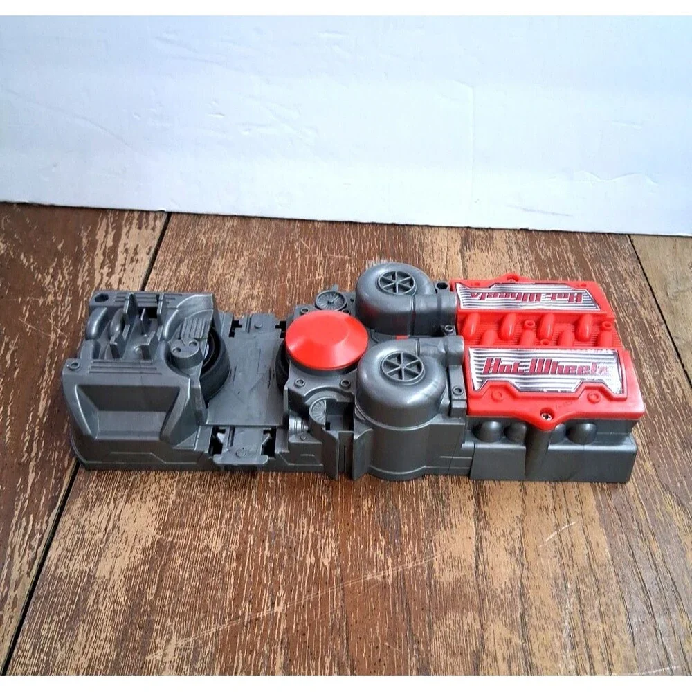 Hot Wheels Track Power Booster Car Launcher GGF92 Motorized Gray Red TESTED